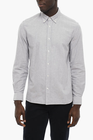 Camicia Button-down in Flanella di Cotone