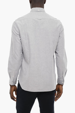 Camicia Button-down in Flanella di Cotone