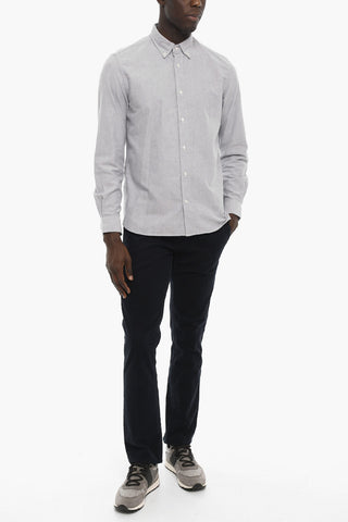 Camicia Button-down in Flanella di Cotone