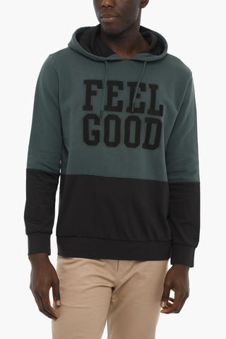 PENN-RICH Double Fabric Color Block Hoodie