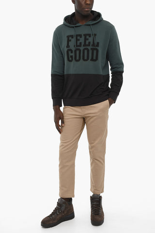 PENN-RICH Double Fabric Color Block Hoodie