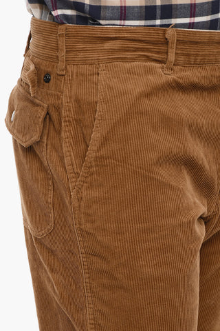 Solid Color Corduroy Pants