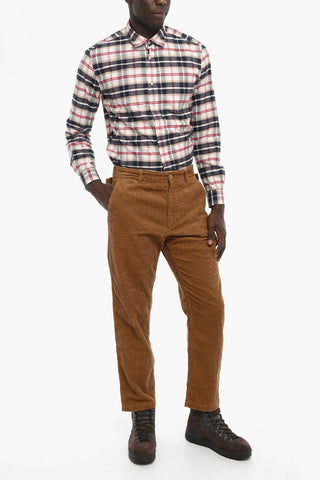 Solid Color Corduroy Pants