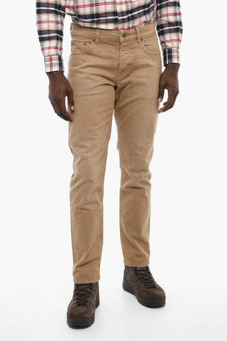 Jeans Tapered Fit in Cotone Stretch 18cm