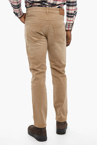 Jeans Tapered Fit in Cotone Stretch 18cm