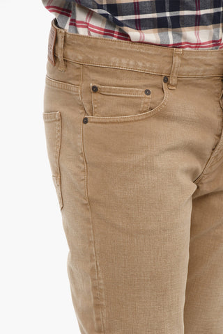 Jeans Tapered Fit in Cotone Stretch 18cm