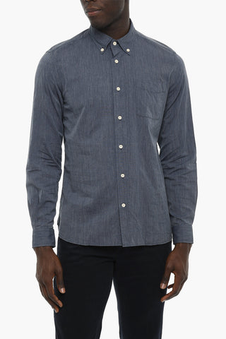 Denim Button-Down Shirt 