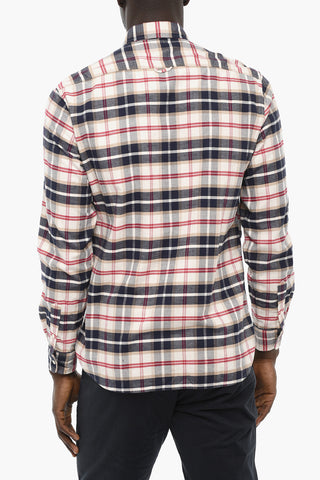 Checked Cotton Flannel Shirt