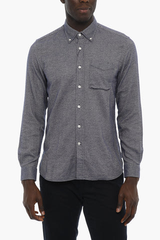 Cotton-flannel ALASKA Button-down Shirt