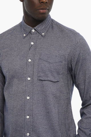 Cotton-flannel ALASKA Button-down Shirt