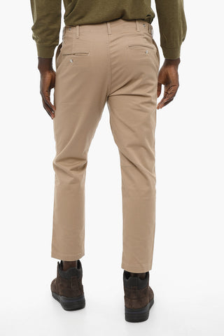 Cotton Blend Tapered Fit Chino Pants