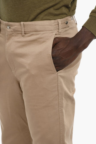 Cotton Blend Tapered Fit Chino Pants