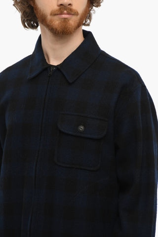 Overshirt TIMBER In Misto Lana a Quadri Buffalo