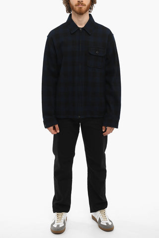 Overshirt TIMBER In Misto Lana a Quadri Buffalo