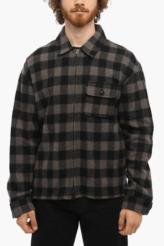 Overshirt TIMBER a Quadri Buffalo con Zip Frontale
