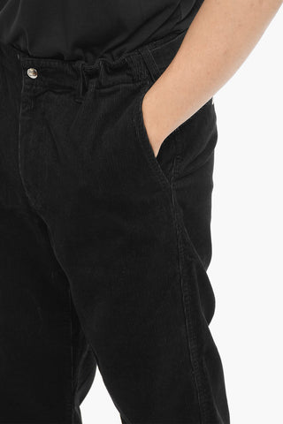 Pantaloni TRECK in Velour a Costine