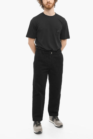 Pantaloni TRECK in Velour a Costine