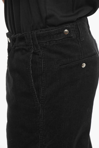 Pantaloni TRECK in Velour a Costine