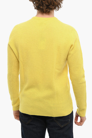 Ribbed Wool and Cashmere Crew-neck Sweater