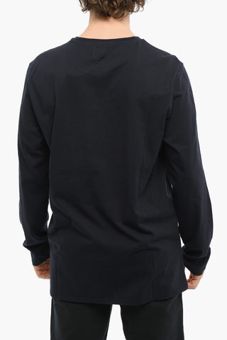 PENN-RICH T-Shirt Girocollo WINTER CHAMP a Manica Lunga con Maxi Stampa