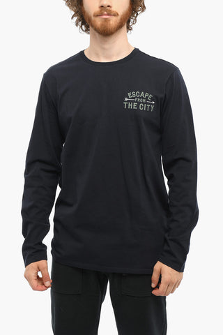 PENN-RICH T-Shirt Girocollo NATURE CALLING a Manica Lunga
