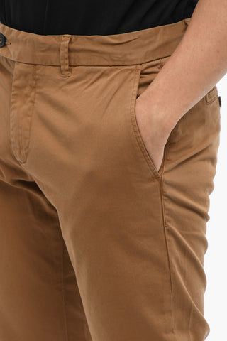 Stretch Cotton Slim Fit Chino Pants