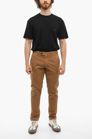 Pantaloni Chino Slim Fit in Cotone Stretch