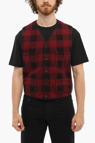 Gilet RAIL ROAD Bicolore a Quadri Buffalo