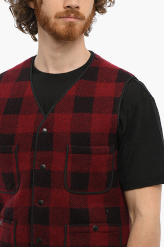 Gilet RAIL ROAD Bicolore a Quadri Buffalo