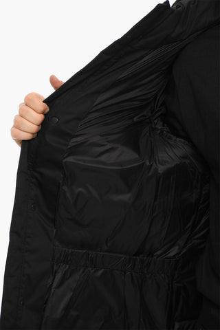 Solid Color POCONO MOUNTAIN Utility Down Jacket with Hidden Closure