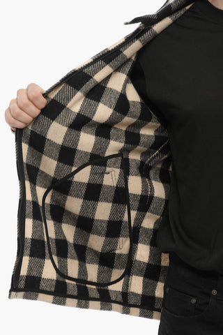 Overshirt TIMBER a Quadri Buffalo con Zip Frontale
