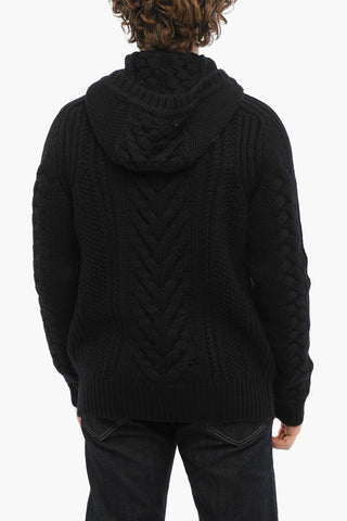 Knitted SPORT LODEN Jacket with 2-Pocket and Hood