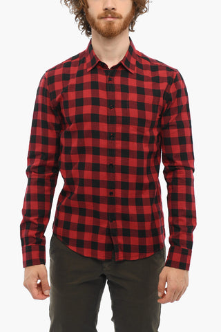 Camicia a Quadri Buffalo con Taschino