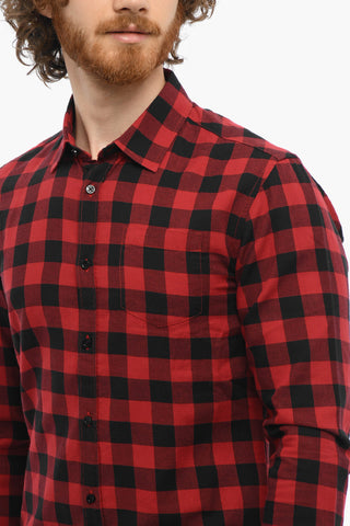 Camicia a Quadri Buffalo con Taschino
