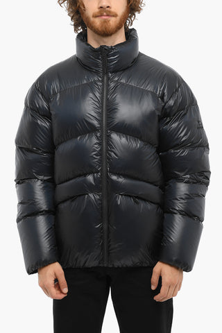 Solid Color AIRY PLUS Down Jacket with Zip Closure
