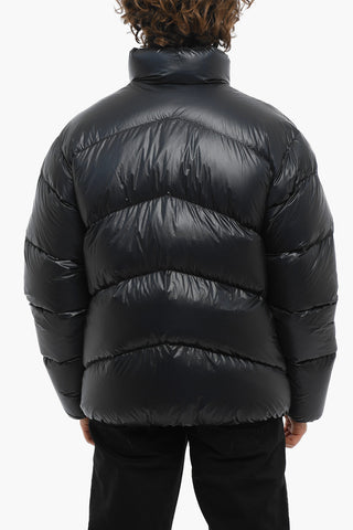 Solid Color AIRY PLUS Down Jacket with Zip Closure
