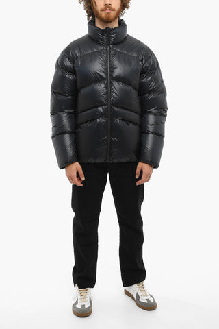Solid Color AIRY PLUS Down Jacket with Zip Closure