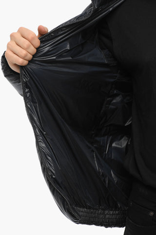 Solid Color AIRY PLUS Down Jacket with Zip Closure