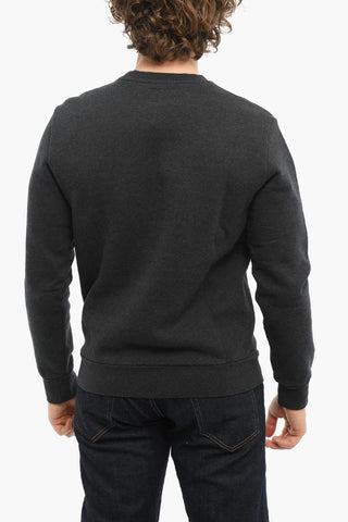PENN-RICH Sweatshirt with Embossed Logo and Fleeced Inner