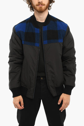 Bomber Reversibile con Chiusura Zip