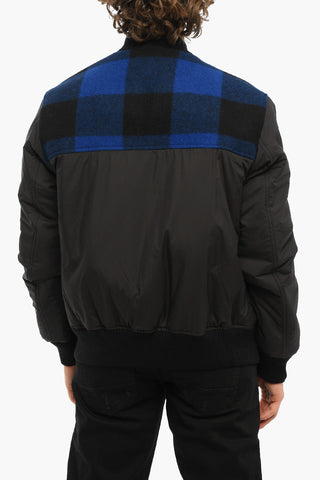 Bomber Reversibile con Chiusura Zip