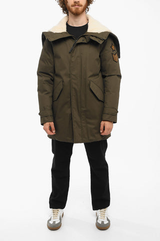 Piumino MILITARY in Cotone con Dettagli Toppe