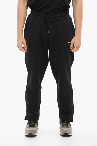 Solid Color Joggers with Ankle Buttons