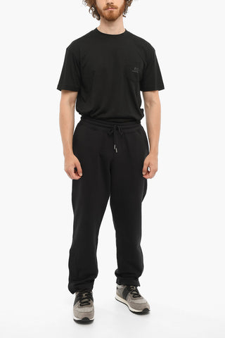 Solid Color Joggers with Ankle Buttons
