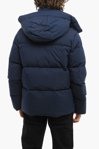 Solid Color ASPEN Down Jacket with Removable Hood