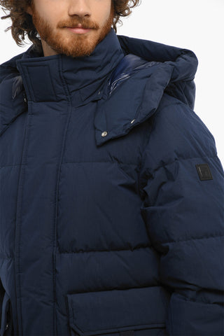 Solid Color ASPEN Down Jacket with Removable Hood