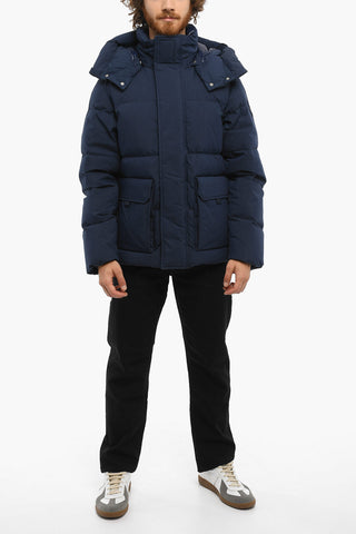 Solid Color ASPEN Down Jacket with Removable Hood
