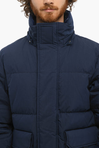 Solid Color ASPEN Down Jacket with Removable Hood