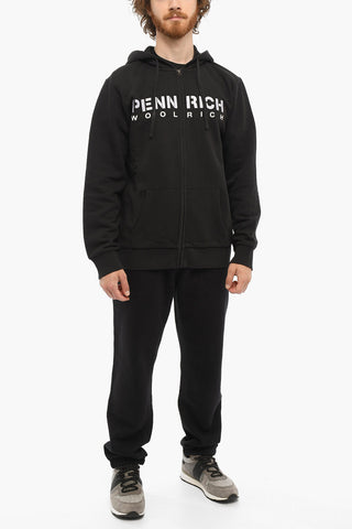 PENN-RICH Contrasting Logo Hoodie