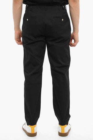 Cotton Blend Tapered Fit Chino Pants